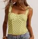 Elegant Fishtail Bra Polka Dot Print Underwire Women's Top For Parties Dates_ecoleips.com