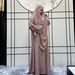 Verve Two-Piece Set Double Arm Embroidered Robe Fashion Long Sleeve Dress Women's Outfit New_ecoleips.com