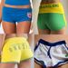 Summer Y2K Women's Shorts European American Style Drawstring Elastic Letter Print Casual Fashion Sports Bottoms_ecoleips.com
