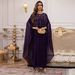 ng2510292 Ng2510292 Ng2510292 AB448 Middle East Best-selling Rhinestone Beaded Robe Muslim Shawl With Attached Sleeves Cape Set Batwing Sleeve Dress_ecoleips.com