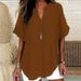 Spring 2026 Hot-Selling Fashion Carnival Print Popular Women's V-Neck Short-Sleeve T-Shirt For Cross-Borr European_ecoleips.com