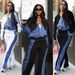 Women's Clothing Denim Patchwork Suit Jacket Trousers Two Piece Suit_ecoleips.com
