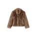The New Fur Jacket Looks Slim In Winter, The Fur Is Fluffy, And The Plush Is Cold-proof_ecoleips.com