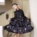 Authentic Flowing Firefly Flower OP Light Daily Lolita Dress Girl Soft Sister Two-Piece Set_ecoleips.com