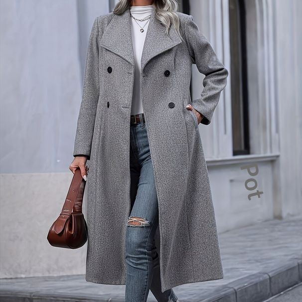 2025 Autumn Winter New Arrival Extra Long Women's European And American Independent Station Plus Size Woolen_ecoleips.com