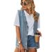 Women's Clothing New Denim Vest Waistcoat Trendy Denim Sleeveless Vest_ecoleips.com