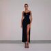 New European And American Style Dresses, Cross-border Women's Clothing, Strapless Pleated Bandage Dress, French Paris_ecoleips.com