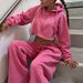 Popular Wo's Fashion Casual Suits On In Europe And America: Long-sleeve Versatile Sweatshirt Sports Set For_ecoleips.com