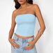 Summer Women's Basic Solid Color off Shoulder Backless Sleeveless Strapless Top Sexy European American Style E Commerce_ecoleips.com