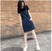 Strap Set For Women 2025 Spring And Autumn New Small Women's Dress Denim Two-Piece Short Skirt Summer_ecoleips.com