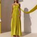 Independent Station Cross-Border European And American Clothing Solid Color Strapless Ruched Dress Sleeveless_ecoleips.com