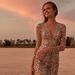Verve 2025 Sexy Deep V-Neck Sheer Gold Sequin Bodycon Dress Long Sleeve Evening Gown Women's Autumn New Fashion_ecoleips.com