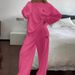 Trendy Matching Tracksuit Set For Women - Oversized Hoodie & Jogger Pants, Casual Streetwear Outfit_ecoleips.com