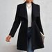 Women's Wool-Like Trench Coat – Fall/Winter Slim-Fit Notched Lapel Coat With Single Button Closure (Black/Red/Camel/Khaki, S-2xl)_ecoleips.com