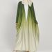 Verve 2025 New Muslim Dubai Clothing Fashion Elegant Cardigan Tie-Dye Gradient Dress Abaya_ecoleips.com