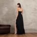 2025 European American Style Summer New Cross-border Strapless Dress With Ruffled Edges Side Slit, Elegant And_ecoleips.com