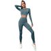 Women's Clothing Fitness Pants Sports Suit Women Quick Drying Running Tights Seamless Yoga Suit_ecoleips.com