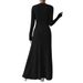 European And American Dress, Slim-fit Fashion Women's Clothing, Knitted Solid Color Long-sleeve_ecoleips.com