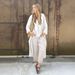 Women's Clothing Spring New Women's 2 Piece Set Large Size Cotton And Linen Shirt Set High Waist Loose Pants_ecoleips.com