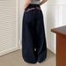 Korean Style Women's Loose Wide Leg Jeans – Pink Letter Embroidery & Retro Wash (S-L)_ecoleips.com