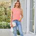 Women's Clothing Summer Hot Selling Women's Tops V Neck Loose Sleeveless Casual Vest_ecoleips.com