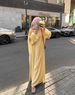 2025 Cross-Border Foreign Trade Women's Clothing Middle East Arab Dubai Muslim Solid Color Long Robe Loose Pants_ecoleips.com