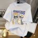 Women's Pure Cotton Short Sleeve T-Shirt Breathable Summer Design Loose Top Niche American Korean Style 2024 New_ecoleips.com