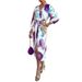 2026 New Spring Women's Clothing, Cross-Border European American Fashion Outfit, Casual Long-Sleeve Shirt And Slit Long_ecoleips.com