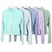 Women's Slim Fit Short Stand Collar Jacket Long Sleeve Sports Fitness Running Yoga Outerwear_ecoleips.com