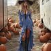 Women's Medium And Long Pleated Fungus Ruffle Irregular Dress_ecoleips.com