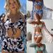 Women's Clothing Swimsuit Women's Split Three Piece Set High Waist Long Sleeve Net Celebrity Suit Blouse Sexy Bikini_ecoleips.com