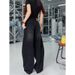 2026 New Plus Size Black Curved Cut Jeans Women, Slimming For Pear-Shaped Body, High-Waisted Wide-Leg Pants_ecoleips.com