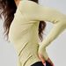 Women's Clothing Seamless Quick Drying Sports Long Sleeved Slim Running T Shirt Fitness Running Sportswear_ecoleips.com