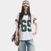 Unisex Retro American Patchwork Mesh Loose Fit Sports T-Shirt Vintage Streetwear Basketball Jersey for Summer_ecoleips.com