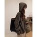 Cozy Striped Hooded Sweater For Women - Oversized Pullover Knit Top With Color Blocking, Long Sleeve Casual Fall Wear, Loose Fit Unisex Style_ecoleips.com