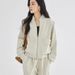Women's Clothing Fashion Commuter Sports Sweatshirt Two Piece Suit For Women Autumn New Style Jacket Straight Trousers Casual Suit_ecoleips.com