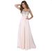 Women's Clothing Suspender Sequined Evening Dress Host Annual Meeting Temperament Chiffon Suspender Dress_ecoleips.com