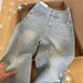 Light Blue Hot-Selling Rhinestone Straight-Leg Jeans For Women 2025 Autumn New Design High-Waisted Slimming Wide-Leg_ecoleips.com