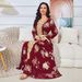 Women's Clothing Summer New Muslim Middle Eastern Robe Female Gold Stamped Beaded Embroidered Abaya Long Sleeved Dress Dress_ecoleips.com
