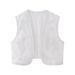 Women's clothing Autumn New Arrival Women's Urban Casual Vest Embroidered Cardigan Vest 8ES5555_ecoleips.com