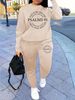 Women's Autumn And Winter Hip-hop Casual Street Letter Printed Round Neck Sports Shirt+sports Pants Warm Suit-650_ecoleips.com