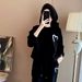 Women's Clothing Plus Size Women's Fashion Set Casual Spring/Autumn Loose Slimming Round Neck Sweatshirt And Wide Leg Pants Two-Piece Outfit_ecoleips.com