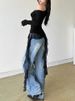 Ruffles Tassel Off Shoulder Long Sleeve T Shirt Women Sweet Gentle Streetwear Party Basic Top Tees Shirt Sexy 2025 New_ecoleips.com