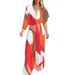 Shipped 2025 Women's Batwing Irregular Short Sleeve Wide Leg Pants Two-Piece Set_ecoleips.com
