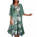 2023 European American Hot Sale Independent Station Wish Spring And Autumn Fashion Elegant Chiffon Dress_ecoleips.com