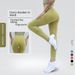 Women's Clothing Seamless Wash Pants Frosted Yoga Fitness Pants High Elastic Women's High Waist Peach Hip Sports Tights_ecoleips.com