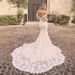 Women's Clothing One Shoulder Lace Light Wedding Dress Temperament Long Sleeves High End Fishtail Out Of The Door Yarn Niche Engagement Slim Dress_ecoleips.com