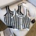 Women's Clothing New Summer Design Short Waist Baring Hot Girl Pure Vulgar Style Knitted Camisole Vest For Women_ecoleips.com