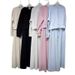 Effortless Elegance Set – Breathable Knit And Versatile Neckline Top & Flowy Midi Skirt For Women_ecoleips.com