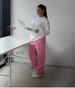 Casual Embroidered Zipper Sweatpants High Street Hip Hop Rap Style Men's And Women's Long Pants Street Style_ecoleips.com